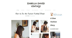 Desktop Screenshot of isabelladavid.com
